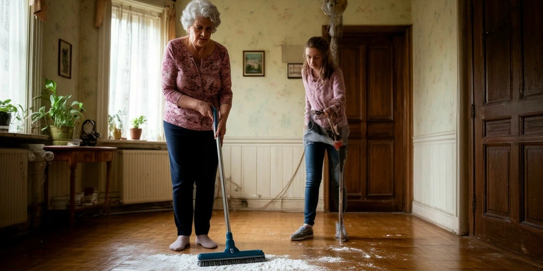 А теперь покажи, как ты будешь ухаживать за мужем!На смотринах свекровь бросила мне тряпку и велела драить их коттедж