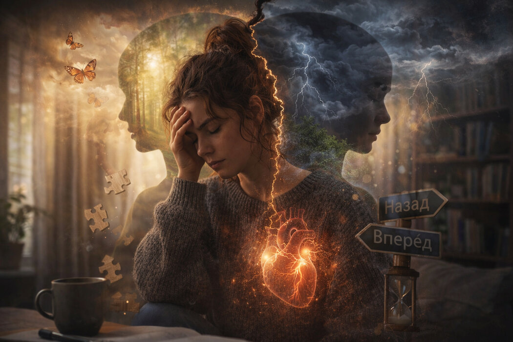 
Почему откат так пугает?
Потому что человеку хочется видеть выздоровление как прямую линию. Сегодня чуть лучше, завтра ещё лучше, через месяц совсем хорошо. Психике очень нравится идея понятного прогресса, где каждое новое состояние подтверждает: «я выбрал правильный путь». Но реальное восстановление почти никогда не выглядит настолько аккуратно.