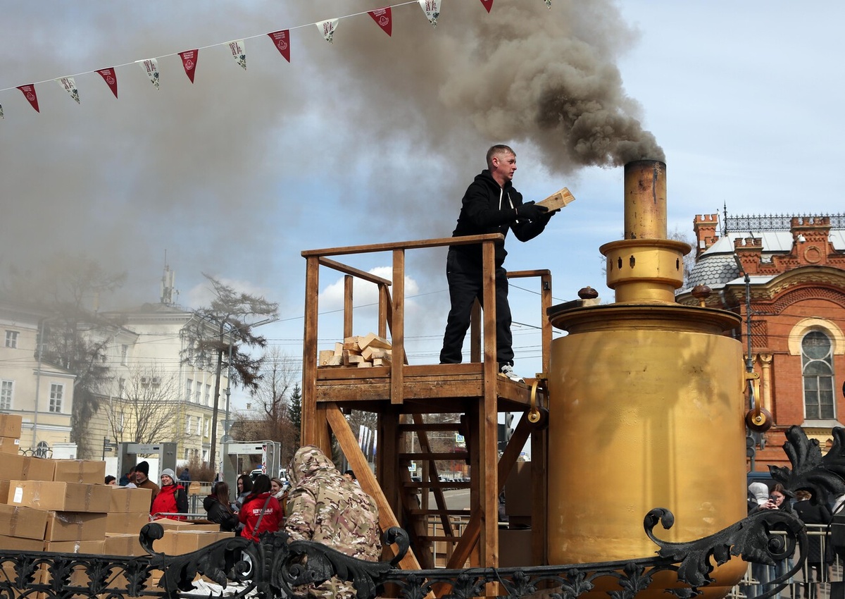 растопка самовара