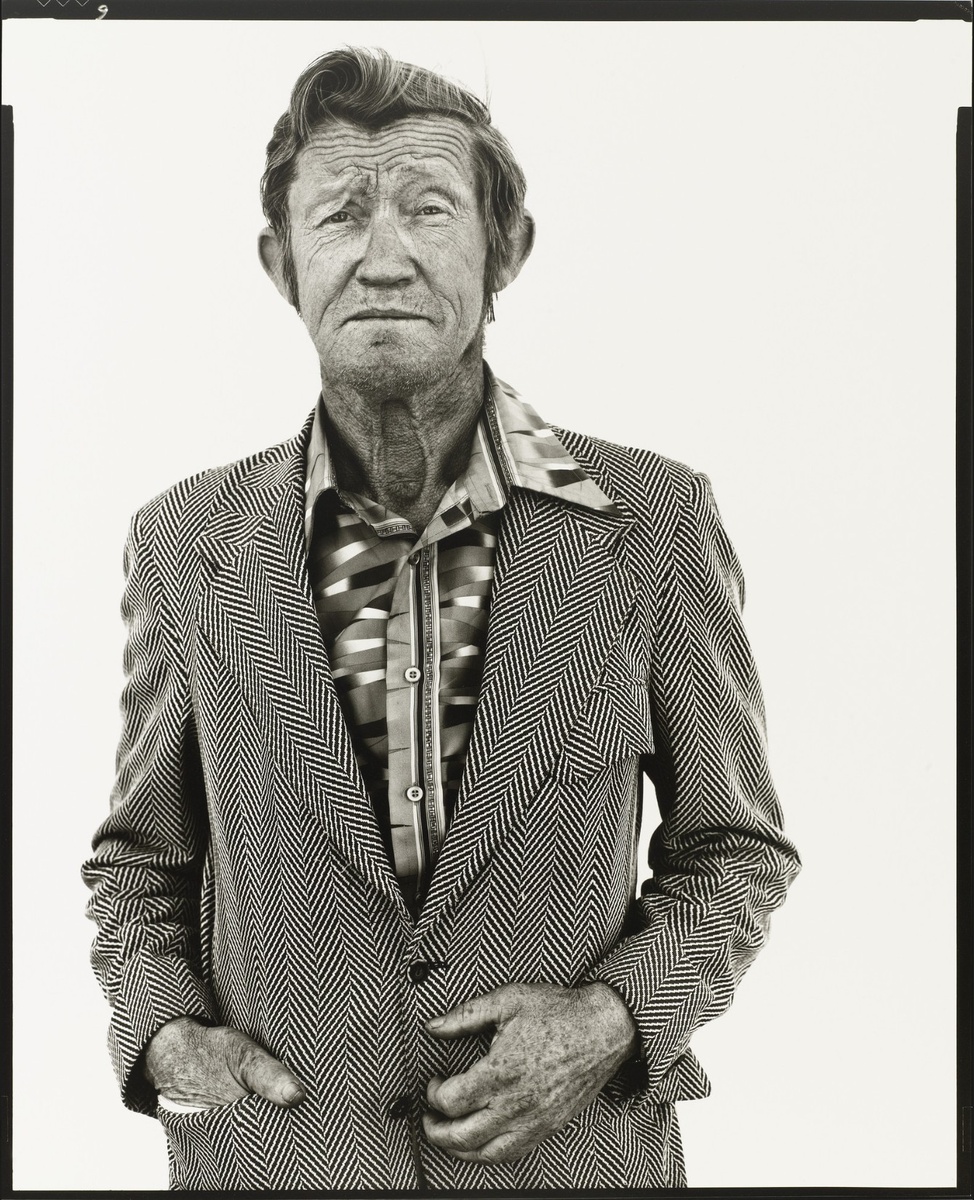 Richard Avedon — Carl Hoefert, unemployed black jack dealer, Reno, Nevada, August 30, 1983.