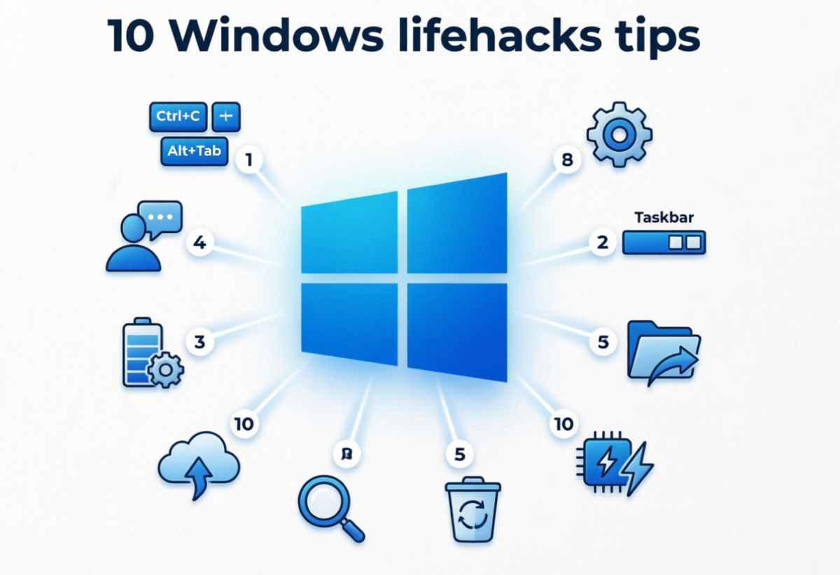 10 необычных советов и лайфхаков Windows