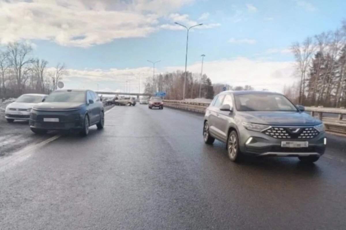    На трассе Кемерово – Новокузнецк разом столкнулись семь автомобилей