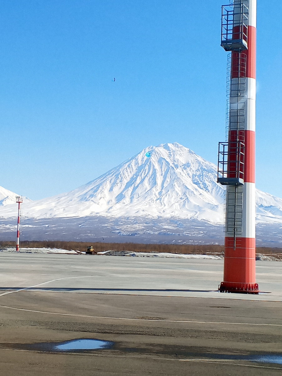 Камчатка вид из аэропорта Елизово!