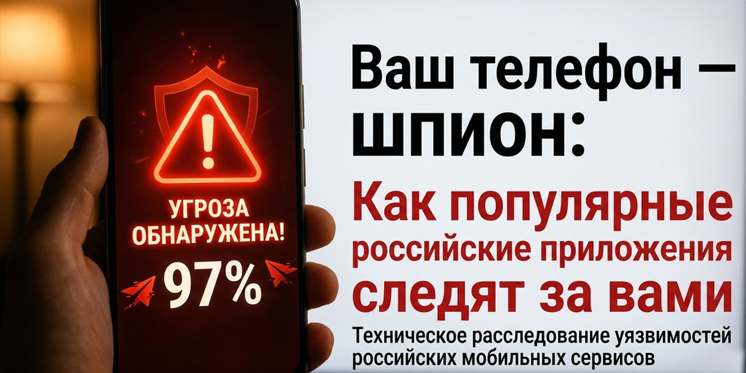 Ваш телефон — шпион: Как популярные российские приложения следят за вами