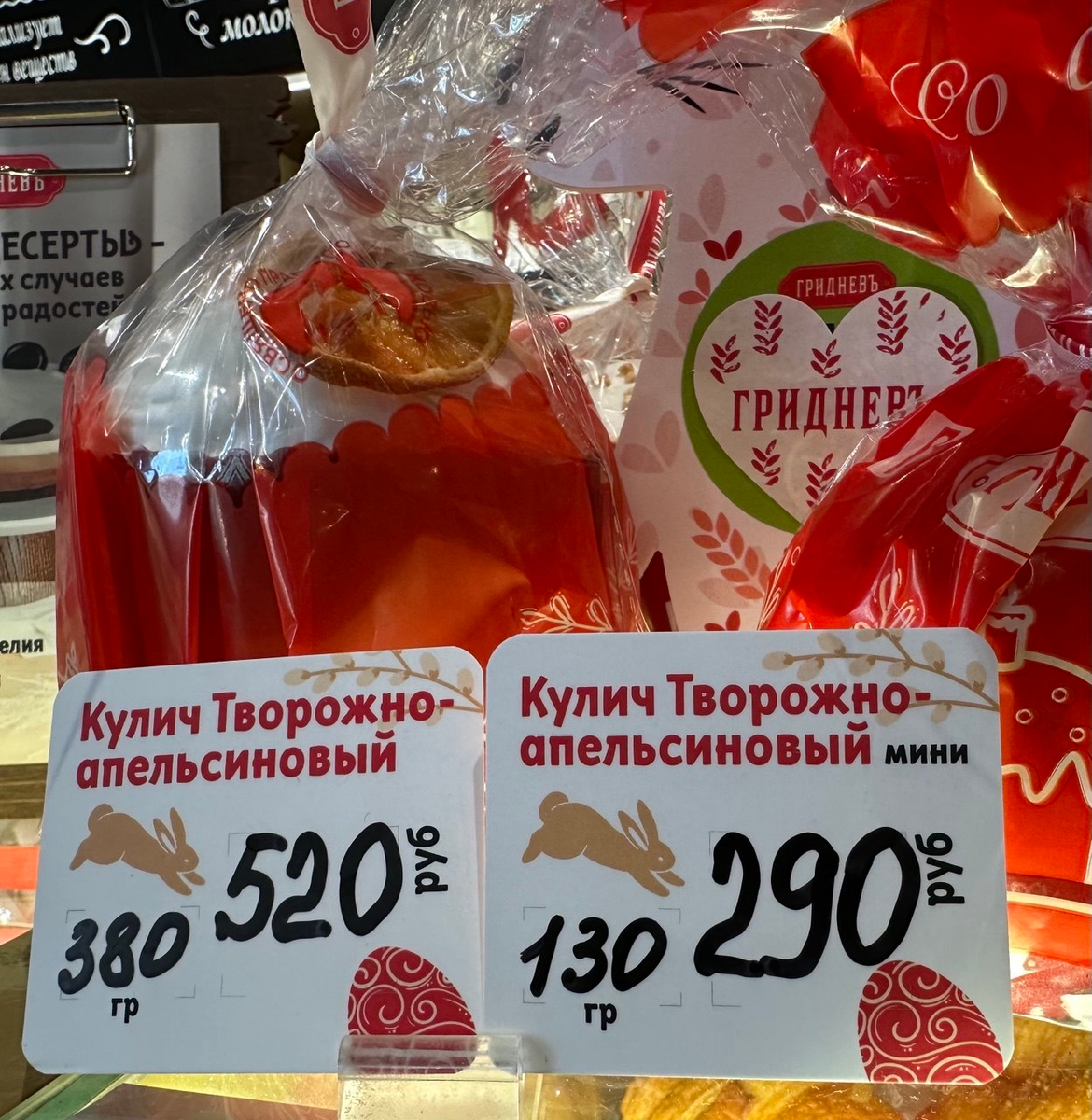 Творожно-апельсиновые куличи. Фото автора