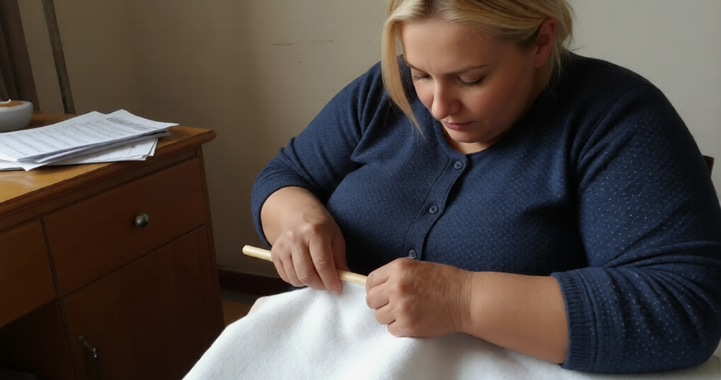 Она одевала полных женщин красиво. Он раздел её страхи