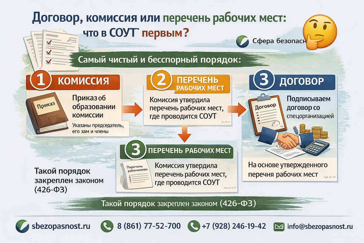 с чего начать проведение соут