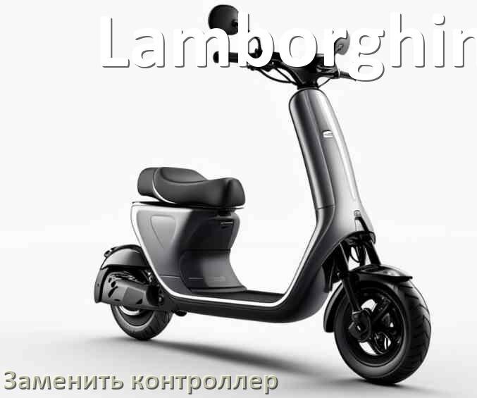 
Как на электросамокате Lamborghini заменить контроллер