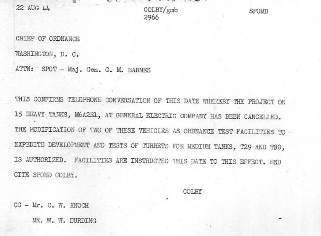 Запуск работ по Heavy Tank T29/T30 состоялся в августе 1944 года. Оговорка про средний танк удивляет.