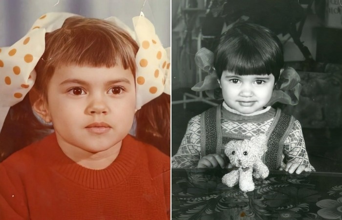 Ирина Круг в детстве.