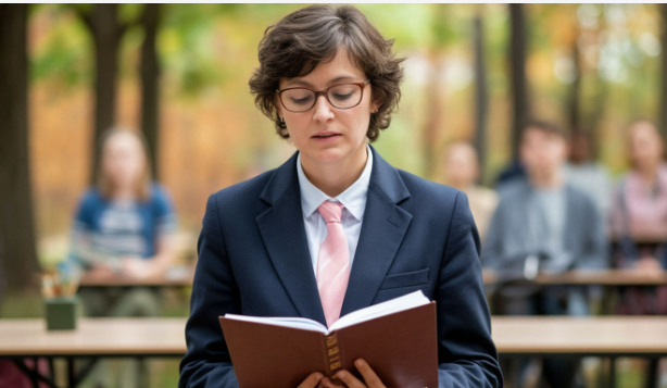 учительница в суде