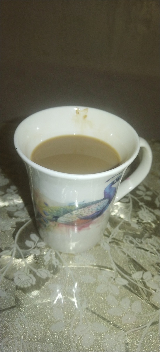 На кружке