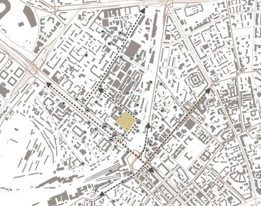 Ситуационная схема размещения ЖК «СЛАВА» в структуре Ленинградского проспекта  📷
