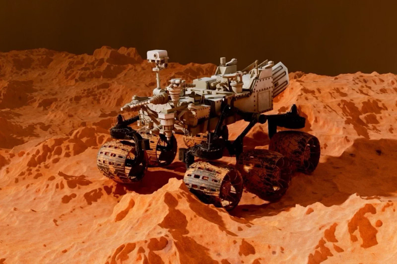 Марсоход Perseverance на Красной планете