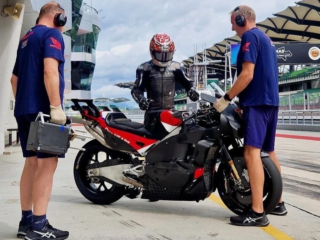 Honda тайно тестирует новый 850-кубовый прототип MotoGP в Сепанге