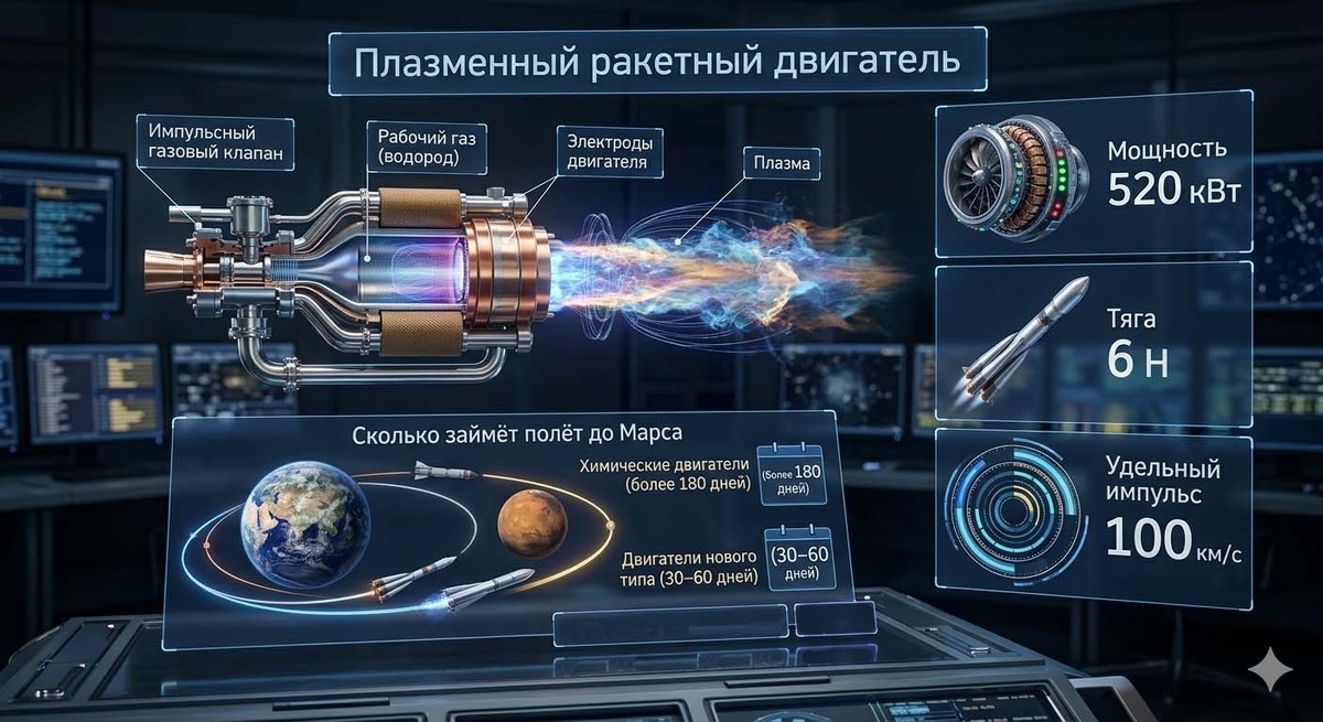 Плазменный ракетный двигатель