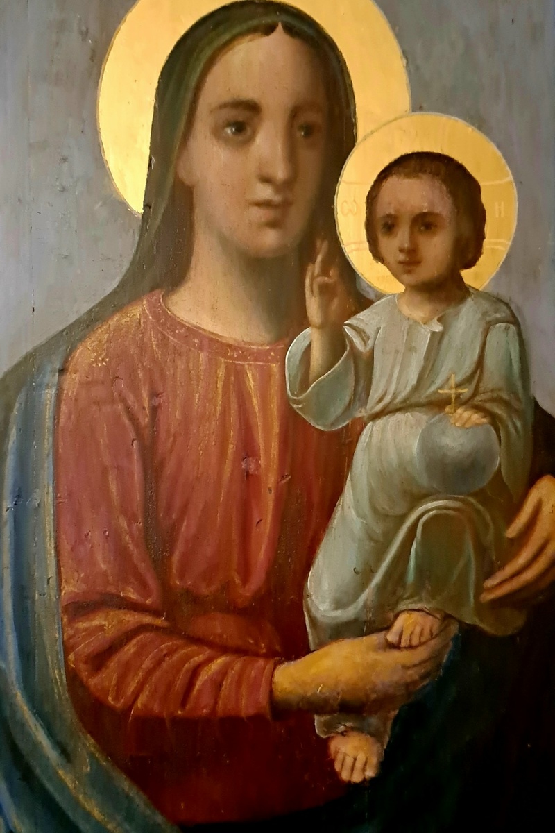 Икона Богоматери середина 19 века. Фото Ирис Аполло.