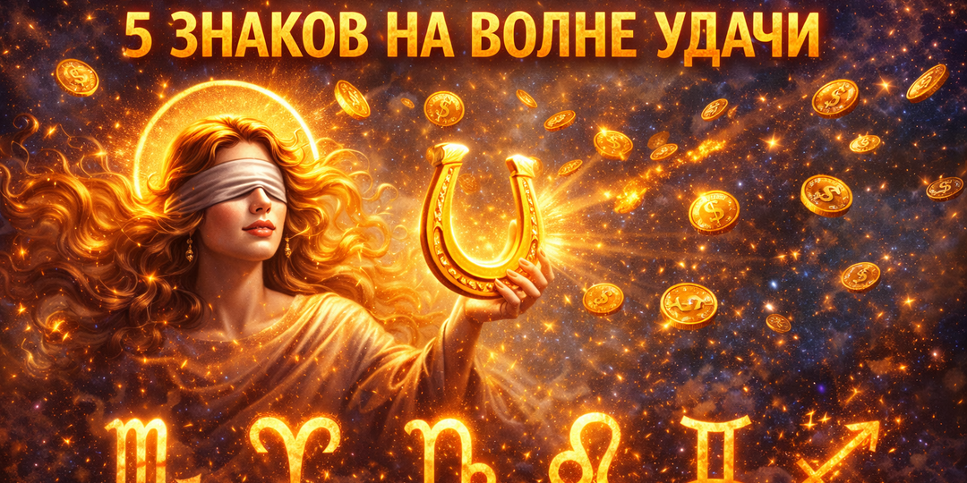 Кому фортуна подмигнёт в конце апреля 2026: 5 знаков на волне удачи