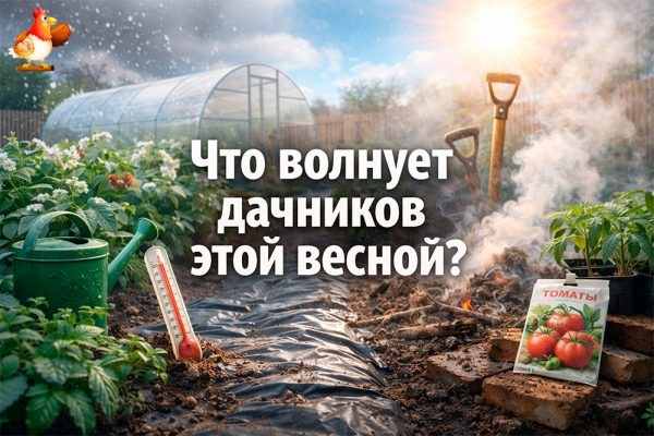 Что реально волнует дачников этой весной – от заморозков до штрафов