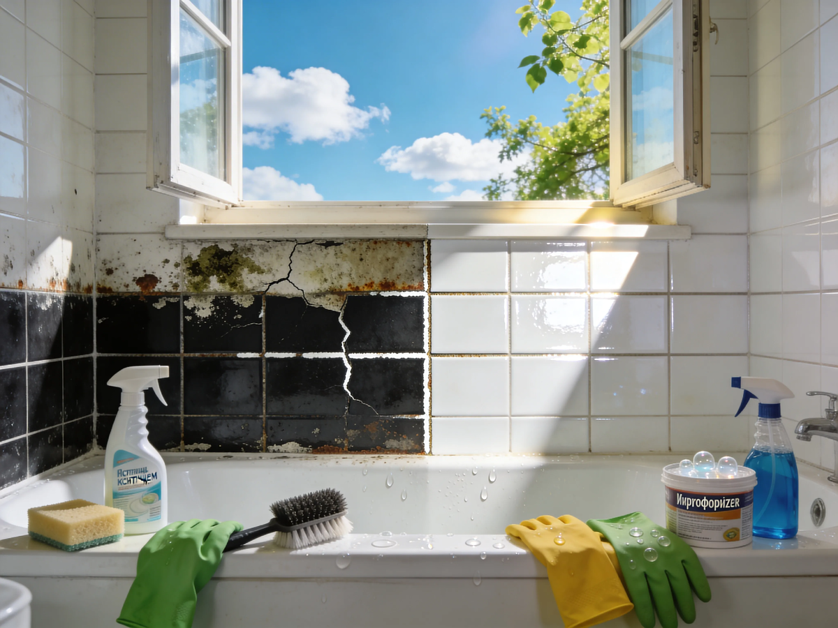 Швы почернели? Чаще всего виноваты не плиточник и не затирка. А вентиляция, вода на полу или дешёвый силикон. Как диагностировать и исправить — пошаговый чек-лист 🔍