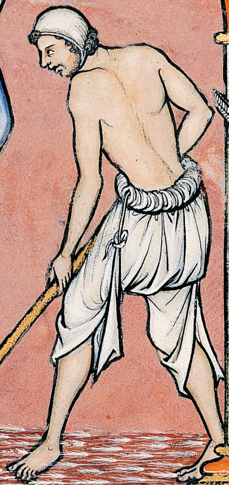 Обыкновенная одежда рабочего человека в Средние века