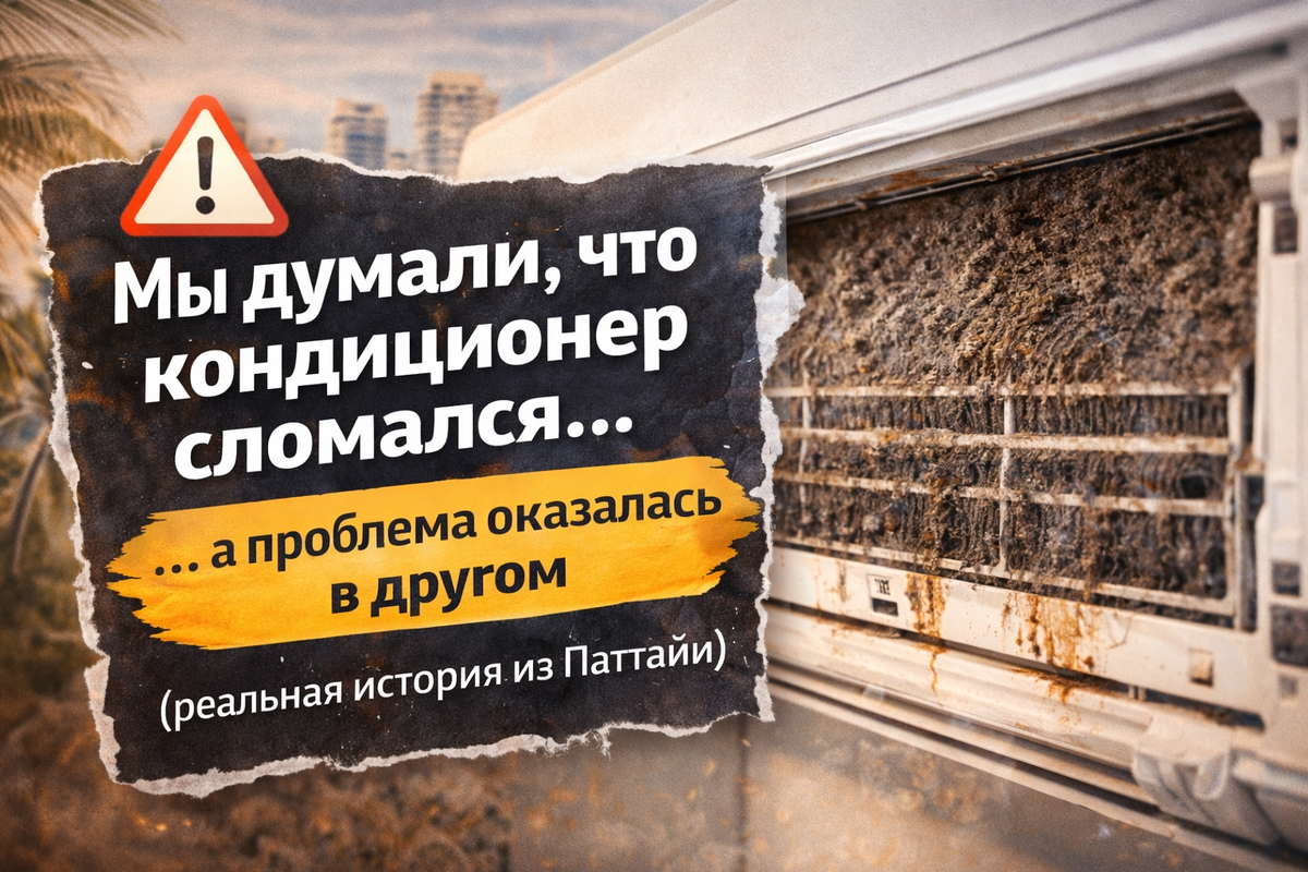 Отремонтировали кондиционер в Паттайе