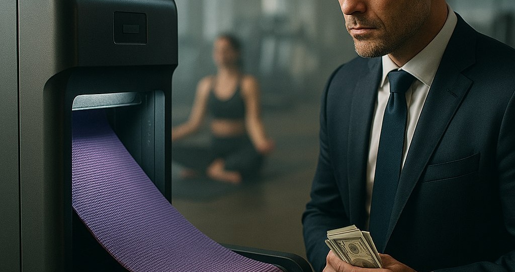 💡 Я нашёл странную бизнес-идею: автоматическая чистка ковриков после тренировок