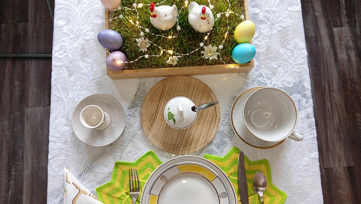 Начни день с улыбки: идея пасхального завтрака. Фото автора 