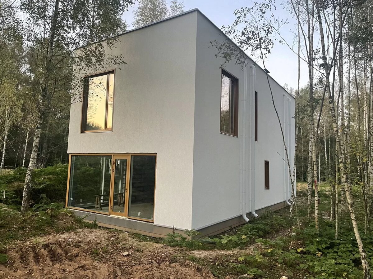 Изначальное фото дома от заказчика