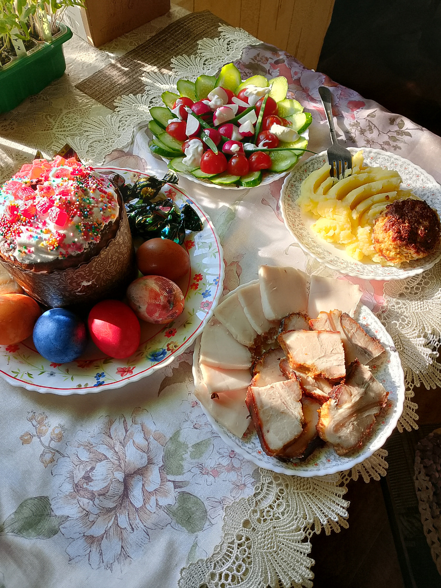 Стандартный набор и овощи для разбавления жирной пищи 