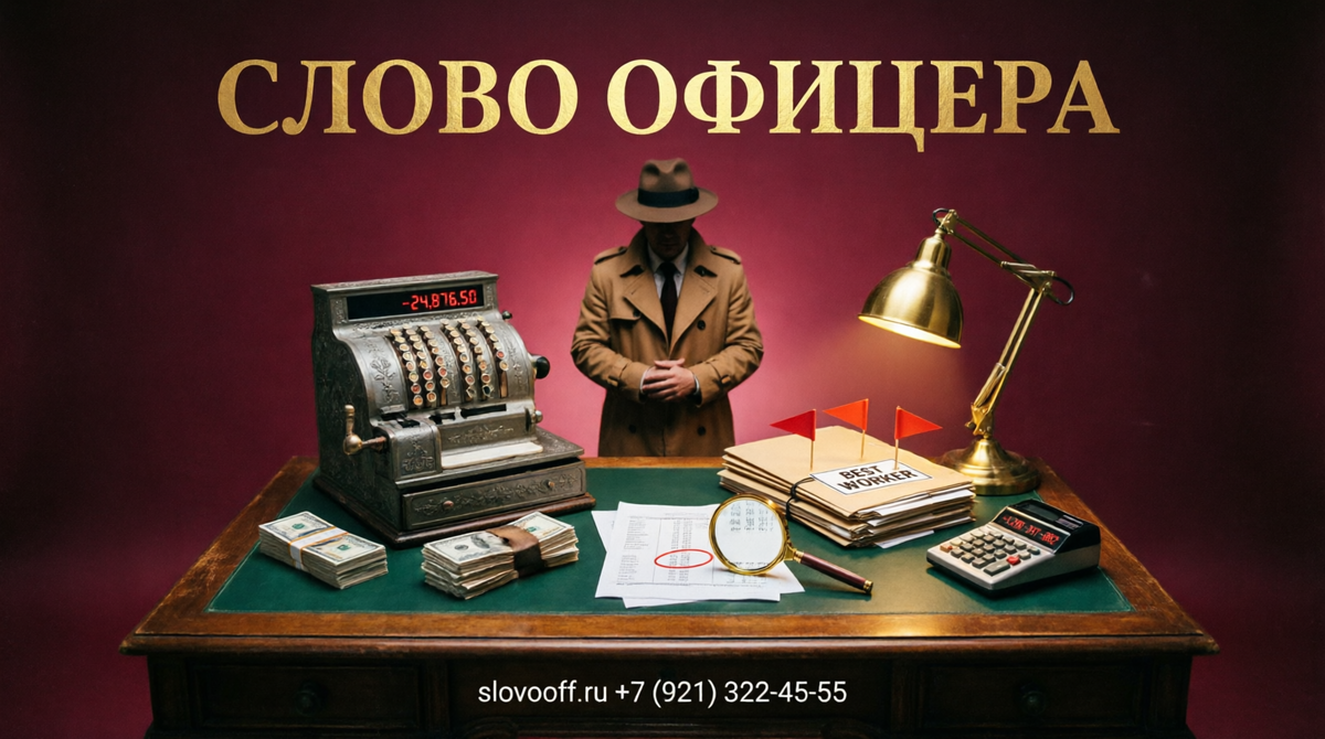 #бизнес #воровство #сотрудники #контроль #безопасность #детектив #словоофицера
