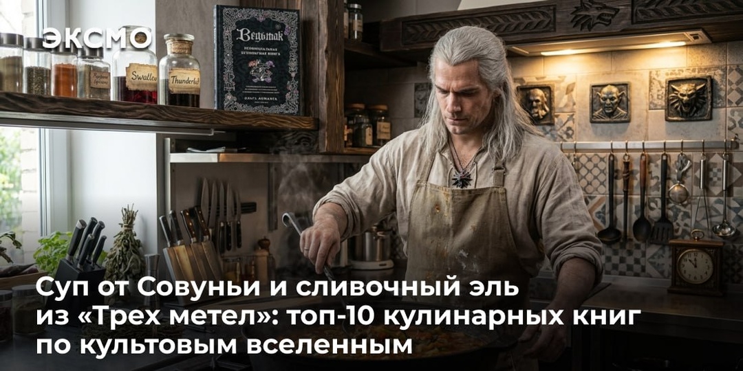 Суп от Совуньи и сливочный эль из «Трех метел»: топ-10 кулинарных книг по культовым вселенным