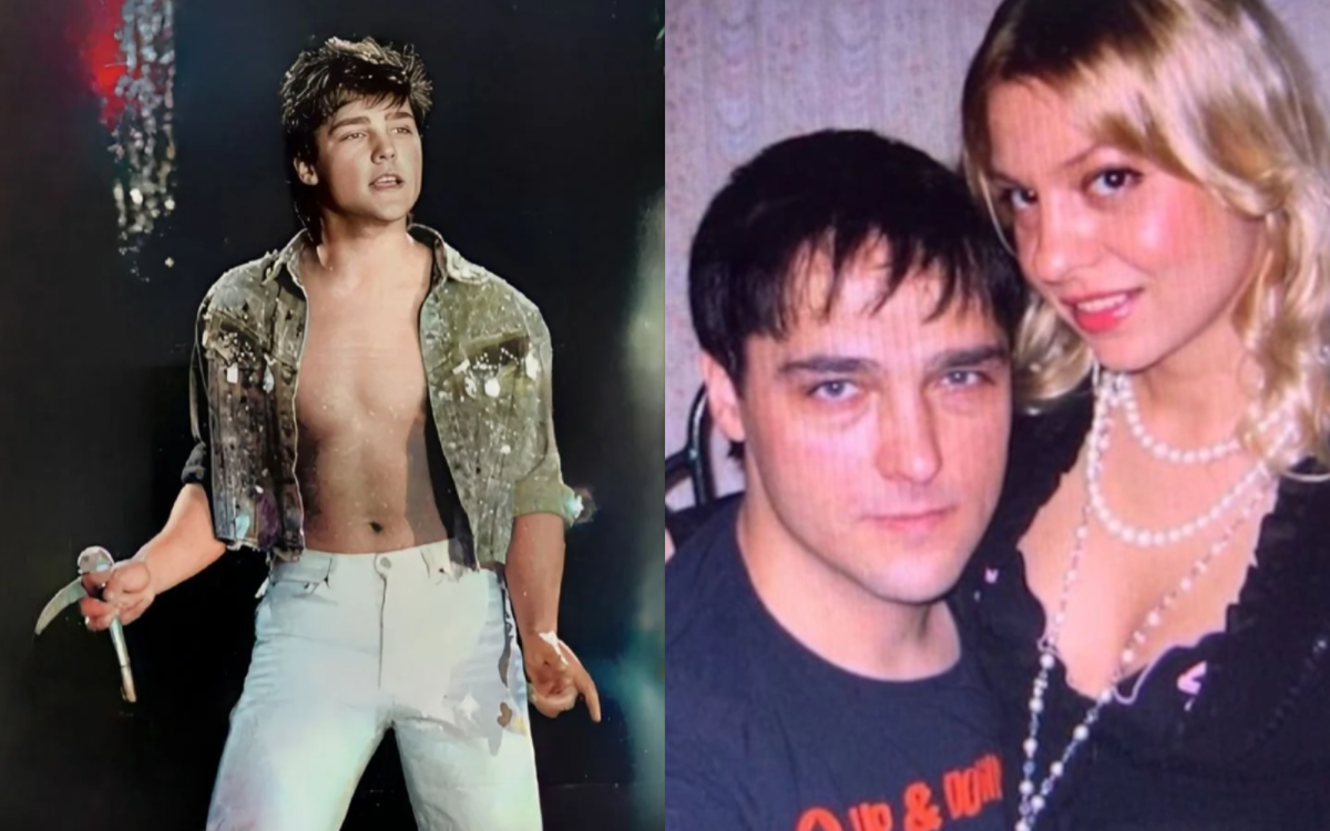 на фото Юрий Шатунов и Светлана Шатуновы в молодости 