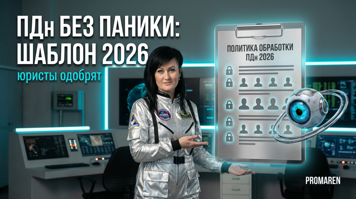    Готовая инструкция по работе с ПДн для сотрудников компании на 2026 год | Марина Погодина, PROMAREN Марина Погодина