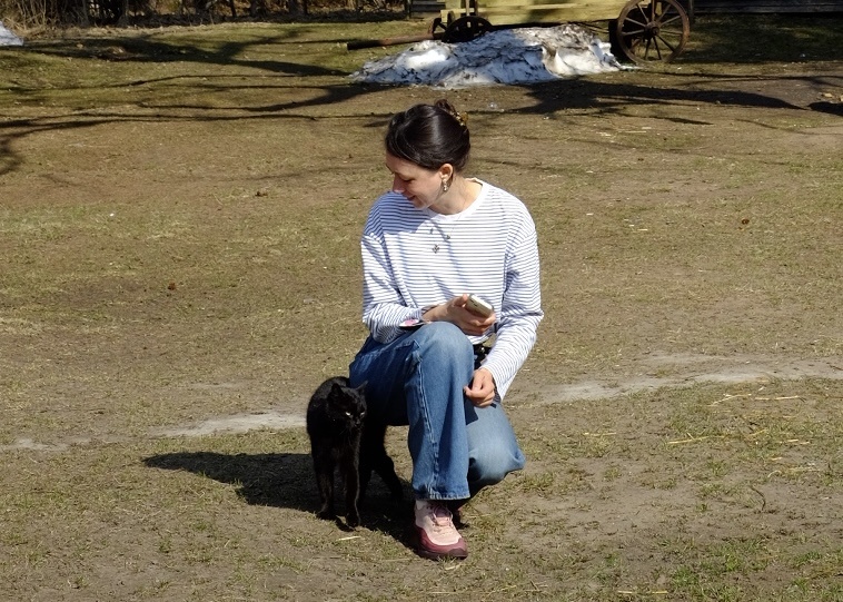 Хранитель места – кошка Багира.