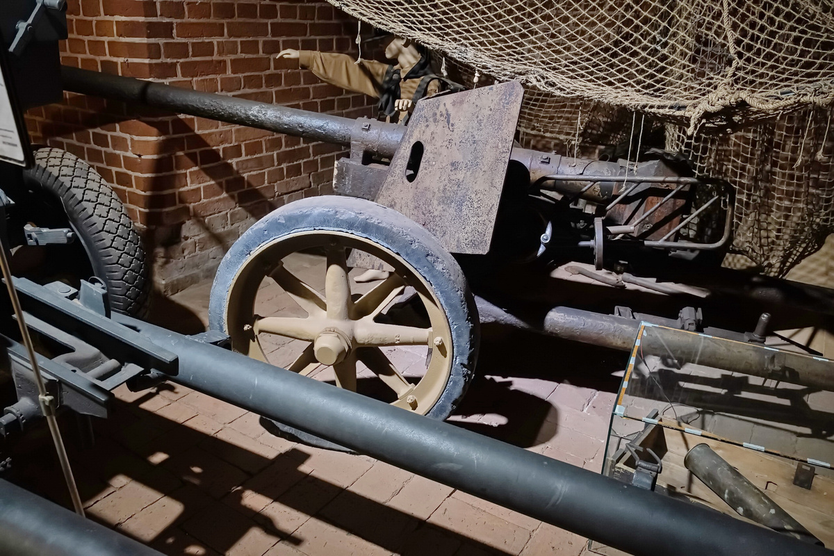 ПТО 8 cm Panzerwurfkanone 8H63 в музее в наши дни. 