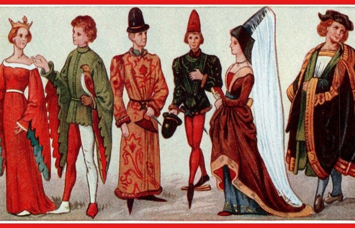 Цвет одежды по рангу и должности.