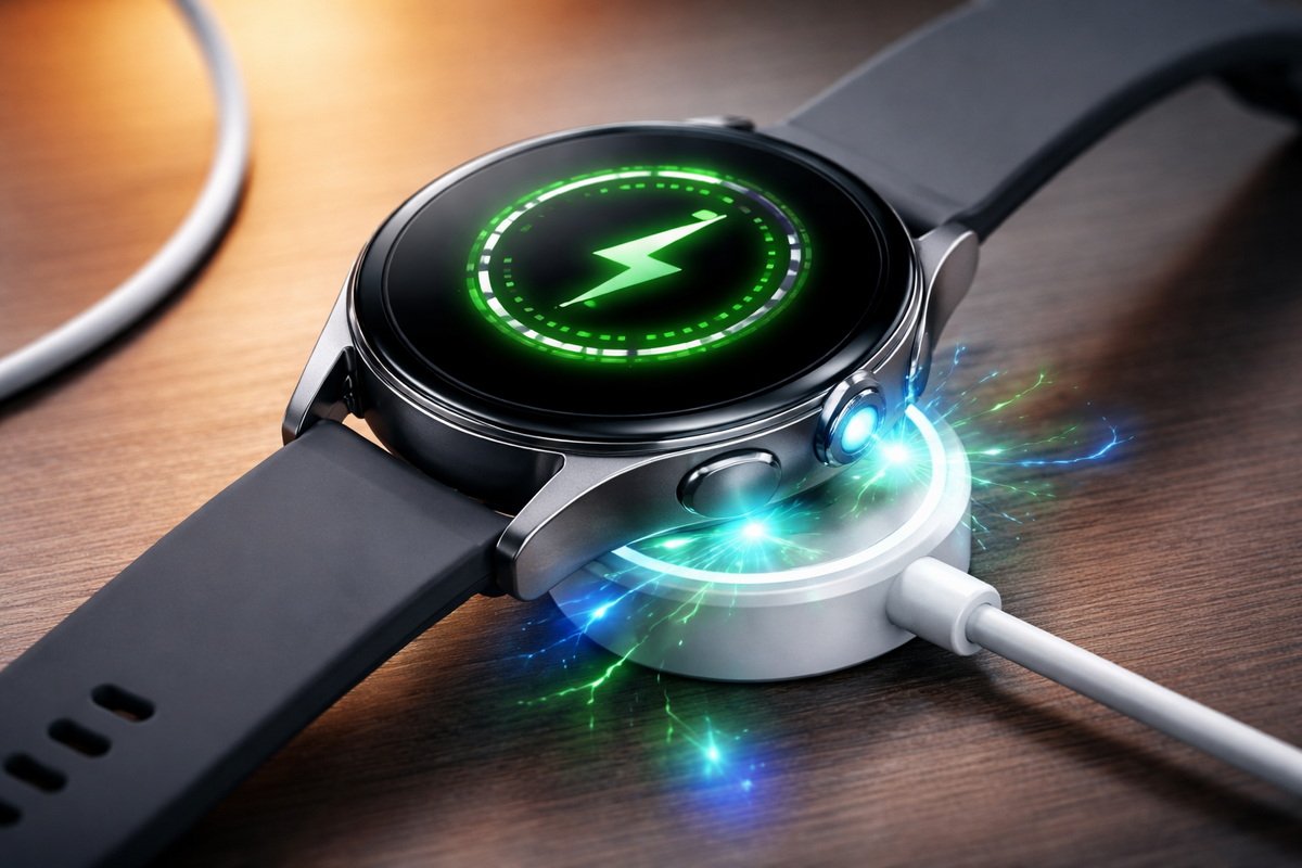 Как заряжается смарт часы магнитной зарядкой