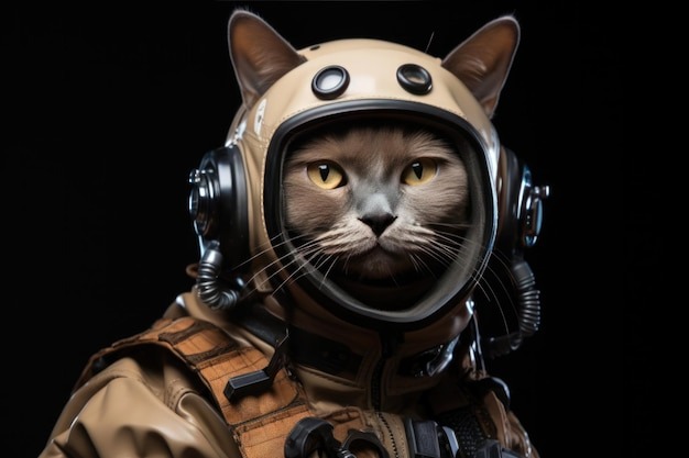 Кот космонавт