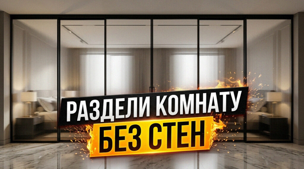    Эффективные способы разделения комнаты на спальню и гостиную без возведения стен. GarderobSystem