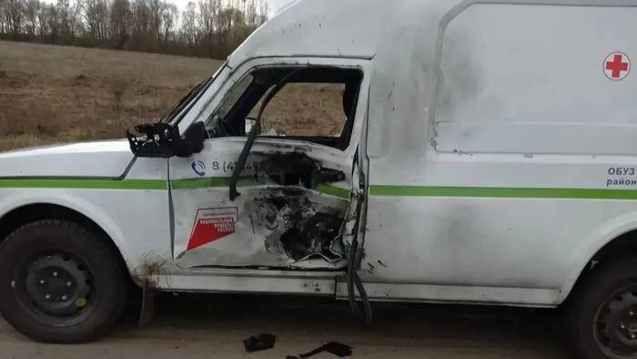 Последствия атаки дрона ВСУ. Обложка © MAX / Александр Хинштейн