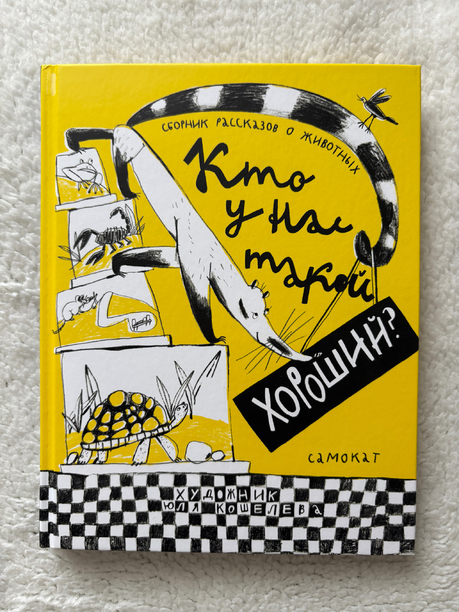 Кто у нас такой хороший? Сборник рассказов о животных (Самокат, 2026). Иллюстрации Юлии Кошелевой. 