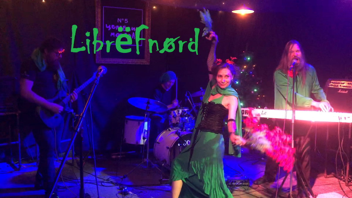 на сцене - мастера эпатажа и импровизации - группа LibrёFnørd