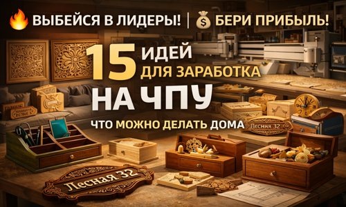 На ЧПУ реально можно зарабатывать, если выбрать правильный продукт. Разбираем 15 ниш с примерами, цифрами и кейсами клиентов.