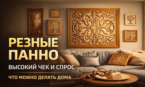 Декоративные панно и резные картины 