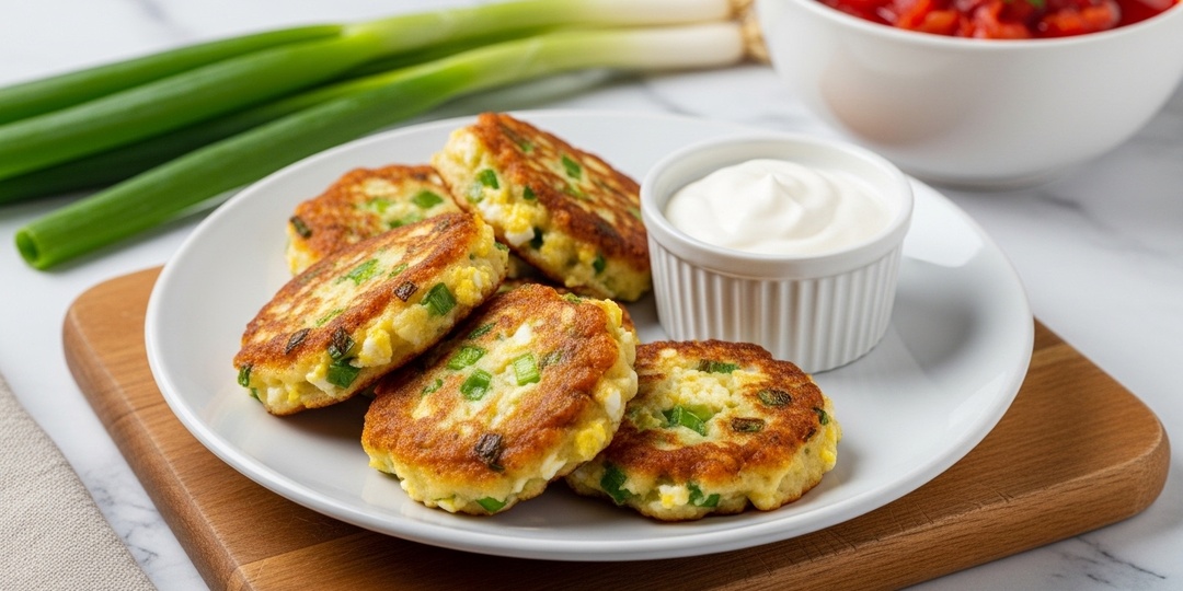 Ленивые пирожки с яйцом и зеленым луком — быстрый и вкусный рецепт для всей семьи!