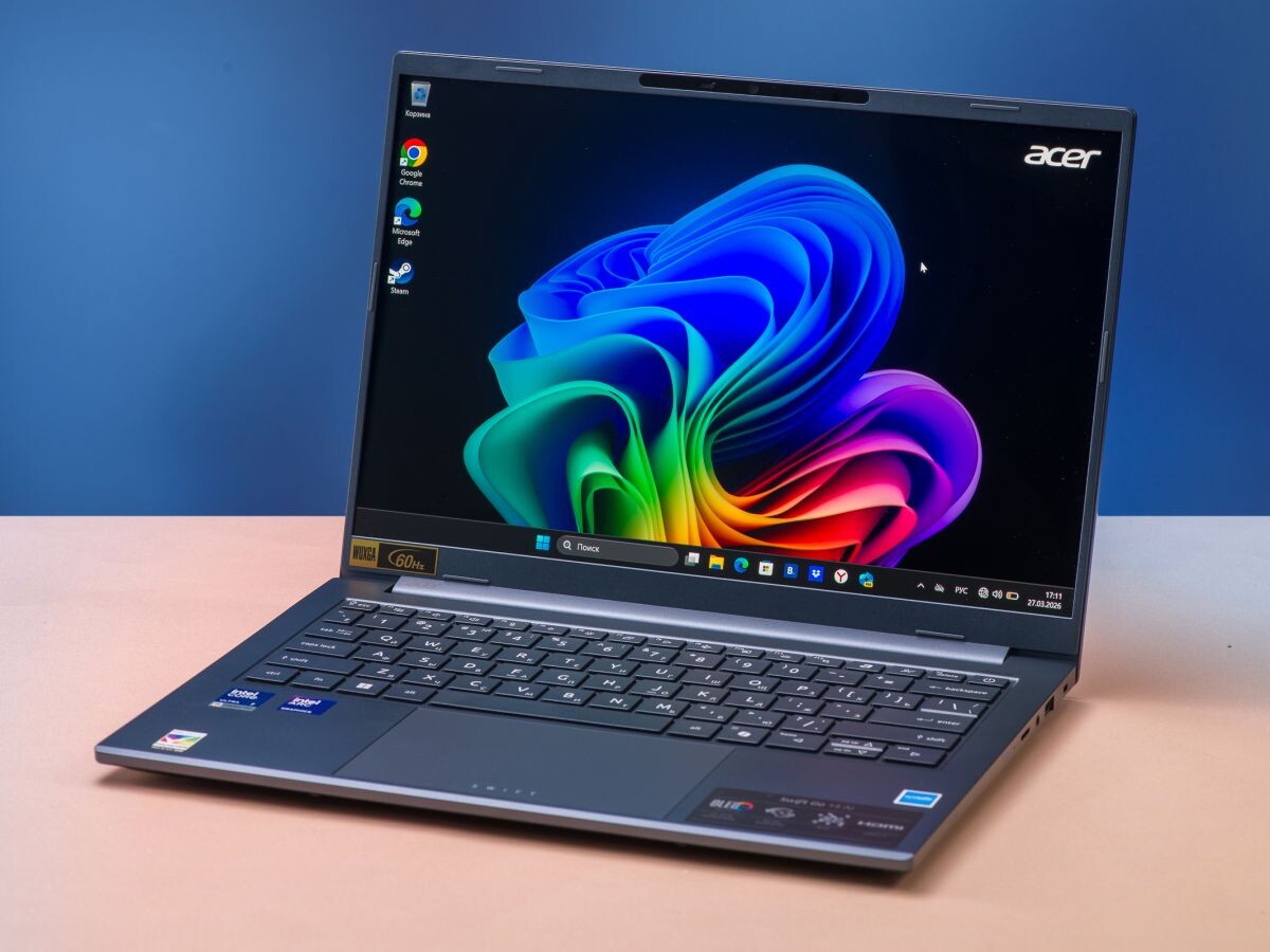    Обзор Acer Swift Go 14 AI: баланс без крайностей