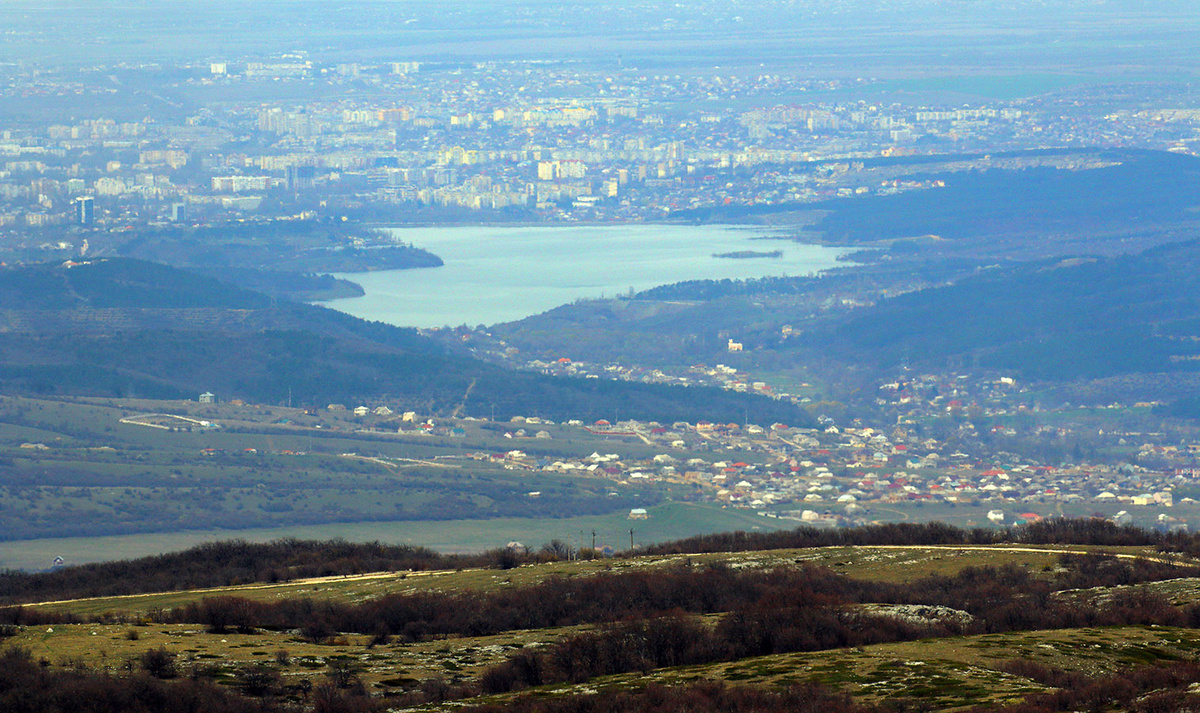 Симферопольское водохранилище.