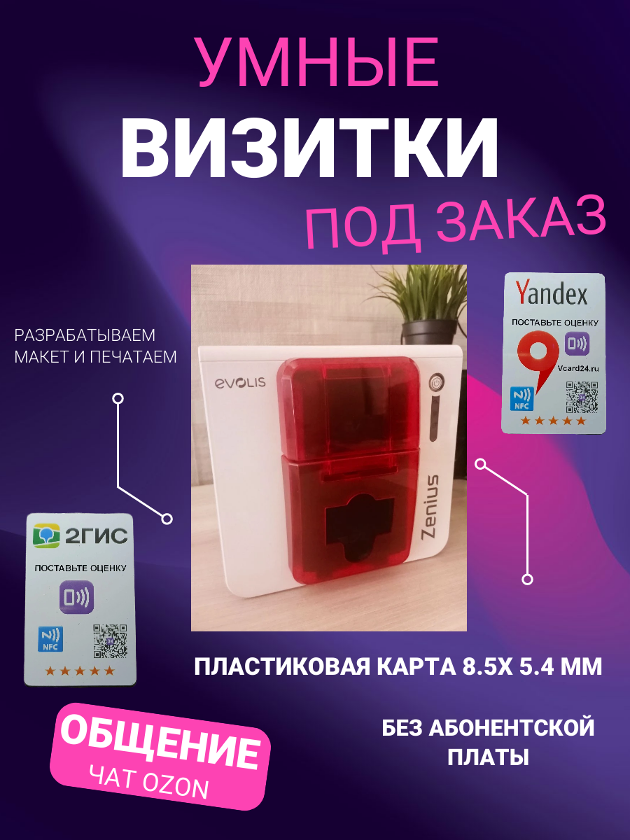Умная NFC‑карта‑визитка с QR‑кодом: простой способ собирать отзывы о бизнесе