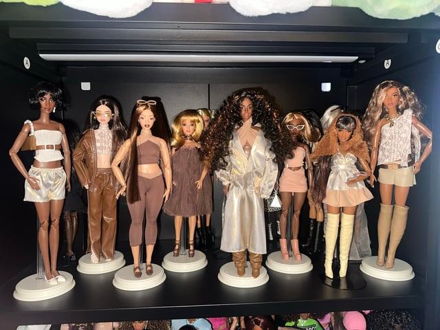 Signature You Create Barbie Basics Deluxe Kits 2026 и обычные Барби Бэйсик 2 волны - живые фото 